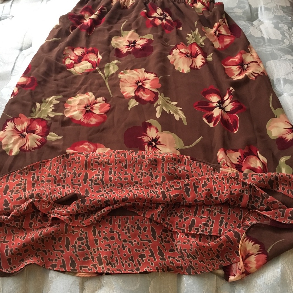 Reversible skirt both patterns are so cute!!